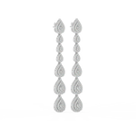 Load image into Gallery viewer, Sparkling Lab Grown Diamond Drop Earrings By Stefee Jewels