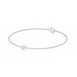 Load image into Gallery viewer, Bezel Set Lab Grown Diamond Bracelet by Stefee