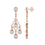 Load image into Gallery viewer, Sparkling Cubic  Lab Grown DiamondStuds By Stefee Jewels