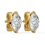 Load image into Gallery viewer, Luminous Love Lab Grown Diamond Stud Earrings by Stefee Jewels