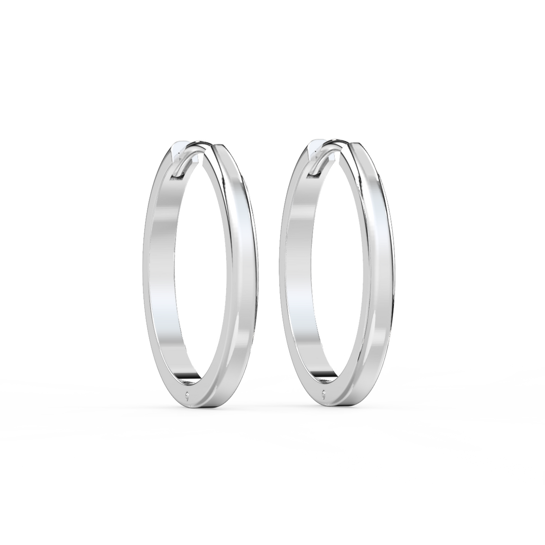 Huggie Hoops Lab Grown Diamond Earrings by Stefee