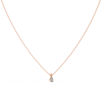 Load image into Gallery viewer, Solitaire Pear Lab Grown Diamond Pendant by Stefee