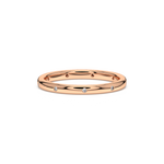 Load image into Gallery viewer, Stacking Band Ring with 9 Lab Grown Diamond Ring by Stefee Jewels