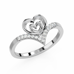 Load image into Gallery viewer, The Heart   Lab Grown Diamond Ring by Stefee Jewels