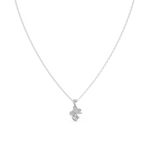 Load image into Gallery viewer, Graceful Contours  Lab Grown Diamond  Pendant Set by Stefee Jewels