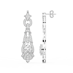 Load image into Gallery viewer, Shining Threads Lab Grown Diamond Drop Earrings by Stefee Jewels