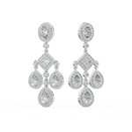 Load image into Gallery viewer, Shining Stars Lab Grown Diamond Drop Earrings by Stefee Jewels