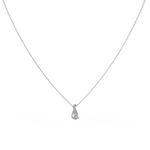 Load image into Gallery viewer, Solitaire Pear Lab Grown Diamond Pendant by Stefee