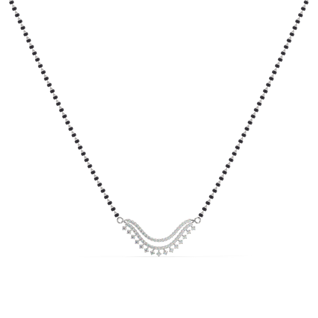 Sparkling Elegant  Lab Grown Diamond Necklace by Stefee Jewels