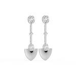 Load image into Gallery viewer, Pure Elegance Lab Grown Diamond Drop Earrings by Stefee Jewels