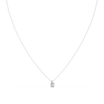 Load image into Gallery viewer, Solitaire Emerald Lab Grown Diamond Pendant by Stefee