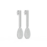Load image into Gallery viewer, Diamond Dazzle Lab Grown Diamond Drop Earrings by Stefee Jewels