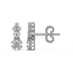 Load image into Gallery viewer, Elegant Twinkles Lab Grown Diamond Studd Earrings by Stefee Jewels