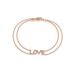 Load image into Gallery viewer, Love Chain Lab Grown Diamond Bracelet by Stefee
