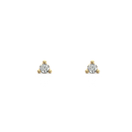 Load image into Gallery viewer, Tiny Diamond Studs Lab Grown Diamond Studs Earrings by Stefee