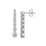 Load image into Gallery viewer, Partywear Traditional Lab Grown Diamond Earrings By Stefee Jewels