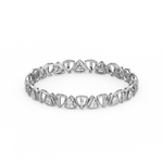 Load image into Gallery viewer, Bold Interlink Lab Grown Diamond Bracelet by Stefee Jewels