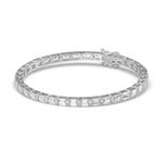 Load image into Gallery viewer, Radiant Lab Grown Diamond Tennis Bracelets by Stefee Jewels