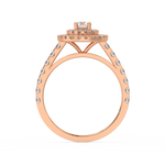 Load image into Gallery viewer, Double Halo Lab Grown - Engagement Diamond Ring by Stefee Jewels