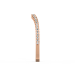 Load image into Gallery viewer, Slight Rippling Round Lab Grown Diamond Ring by Stefee Jewels