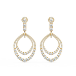 Load image into Gallery viewer, Timeless Round  Lab Grown Diamond Earrings By Stefee Jewels