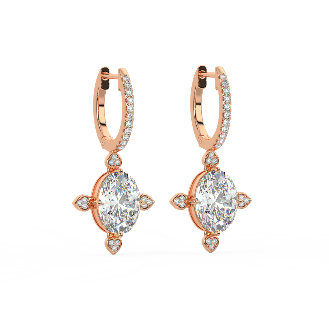 Minimalist  Lab Grown Diamond  Studs By Stefee Jewels
