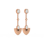 Load image into Gallery viewer, Pure Elegance Lab Grown Diamond Drop Earrings by Stefee Jewels