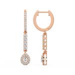 Load image into Gallery viewer, Twinkle Rope  Lab Grown Diamond Drop Earrings By Stefee Jewels