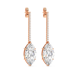 Load image into Gallery viewer, Exqusite Lab Grown Diamond Drop  Earrings By Stefee Jewels
