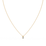 Load image into Gallery viewer, Solitaire Emerald Lab Grown Diamond Pendant by Stefee