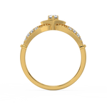 Load image into Gallery viewer, The Crown Lab Grown Diamond Wedding Ring by Stefee Jewels