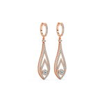 Load image into Gallery viewer, Jharoka Lab Grown Diamond   Earrings By Stefee Jewels