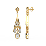 Load image into Gallery viewer, Ambrosia Star Lab Grown Diamond Drop Earrings by Stefee Jewels