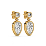 Load image into Gallery viewer, The Leafy  Lab Grown Diamond Earrings By Stefee Jewels
