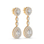 Load image into Gallery viewer, Classic Round  Lab Grown Diamond Ear Studs By Stefee Jewels