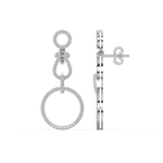 Load image into Gallery viewer, Hoops on Hoops  Lab Grown Diamond Earrings By Stefee Jewels