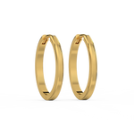 Load image into Gallery viewer, Huggie Hoops Lab Grown Diamond Earrings by Stefee