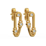 Load image into Gallery viewer, Glowing Grace Lab Grown Diamond Drop Earrings by Stefee Jewels