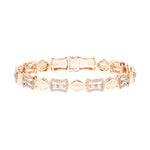 Load image into Gallery viewer, Minimalist Sparkle Lab Grown Diamond Chain Bracelet by Stefee Jewels
