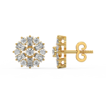 Load image into Gallery viewer, Radiant Flora Lab Grown Diamond  Pendant Set by Stefee Jewels