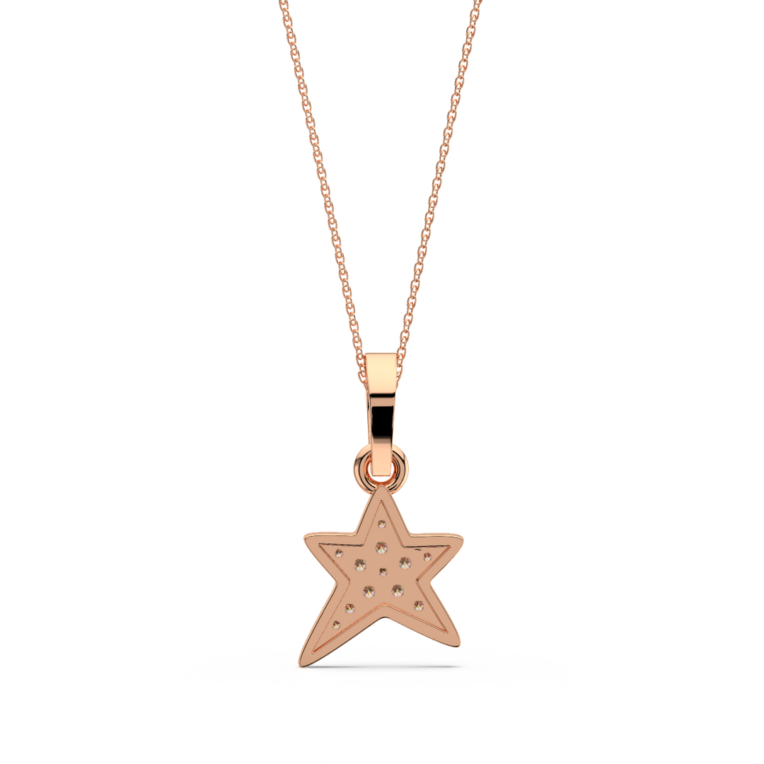 Star Diamond Lab Grown Diamond Pendant by Stefee