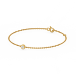 Load image into Gallery viewer, Bezel Set Lab Grown Diamond Bracelet by Stefee