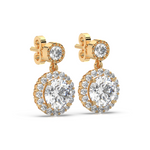 Load image into Gallery viewer, Signature Cross  Lab Grown Diamond Studs By Stefee Jewels