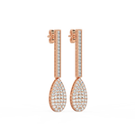 Load image into Gallery viewer, Diamond Dazzle Lab Grown Diamond Drop Earrings by Stefee Jewels