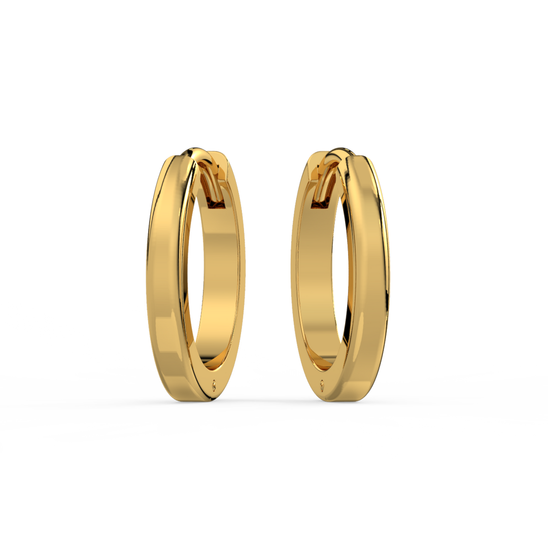 Huggie Hoops Lab Grown Diamond Earrings by Stefee