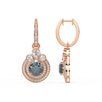 Load image into Gallery viewer, Dazzling Lab Grown Diamond Hoops By Stefee Jewels