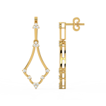 Load image into Gallery viewer, Glitter Streams Lab Grown Diamond Drop Earrings by Stefee Jewels