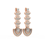 Load image into Gallery viewer, Precious Sparkle Lab Grown Diamond Drop Earrings by Stefee Jewels