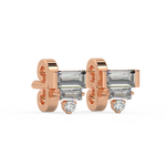 Load image into Gallery viewer, Bright Beeauty Lab Grown Diamond Stud Earrings by Stefee Jewels