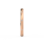 Load image into Gallery viewer, Stacking Band Ring with 9 Lab Grown Diamond Ring by Stefee Jewels